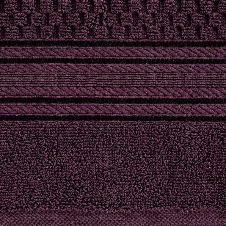 Eurofirany, ręcznik Davos, 70-140 cm, ciemnofioletowy