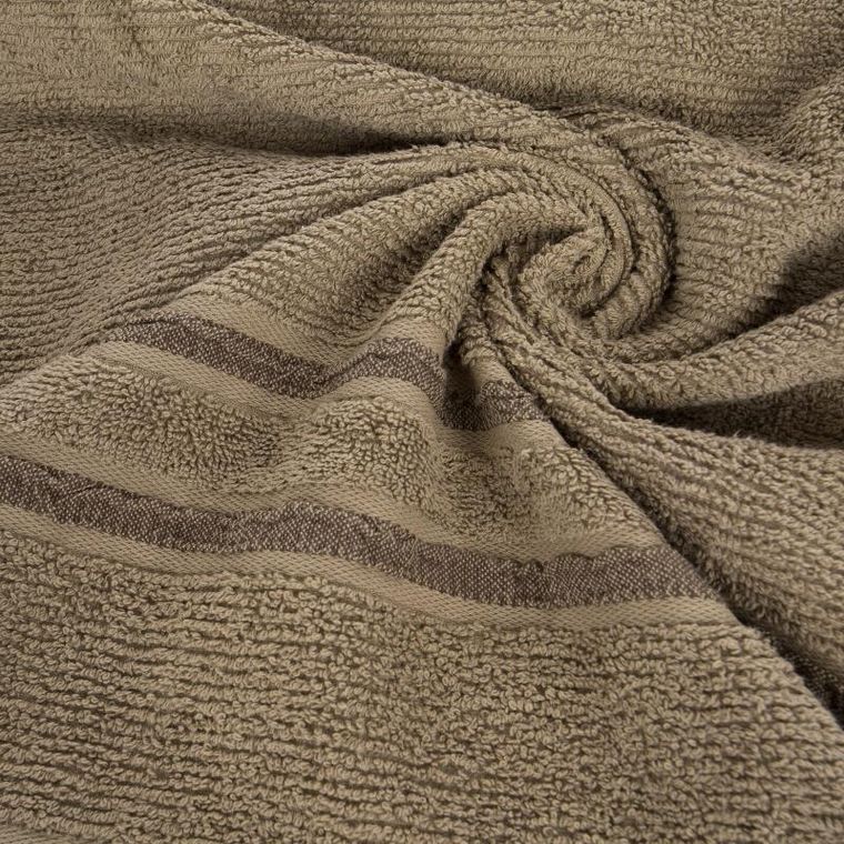 Eurofirany, ręcznik Dina, 30-50 cm, ciemnobeżowy