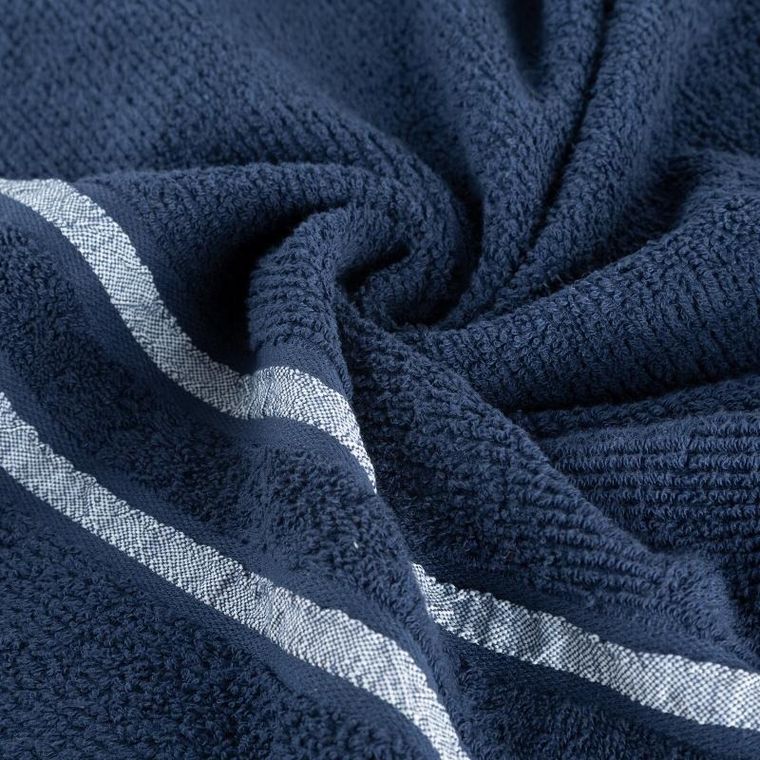 Eurofirany, ręcznik Dina, 70-140 cm, granatowy