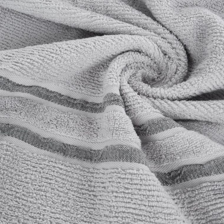 Eurofirany, ręcznik Dina, 70-140 cm, srebrny