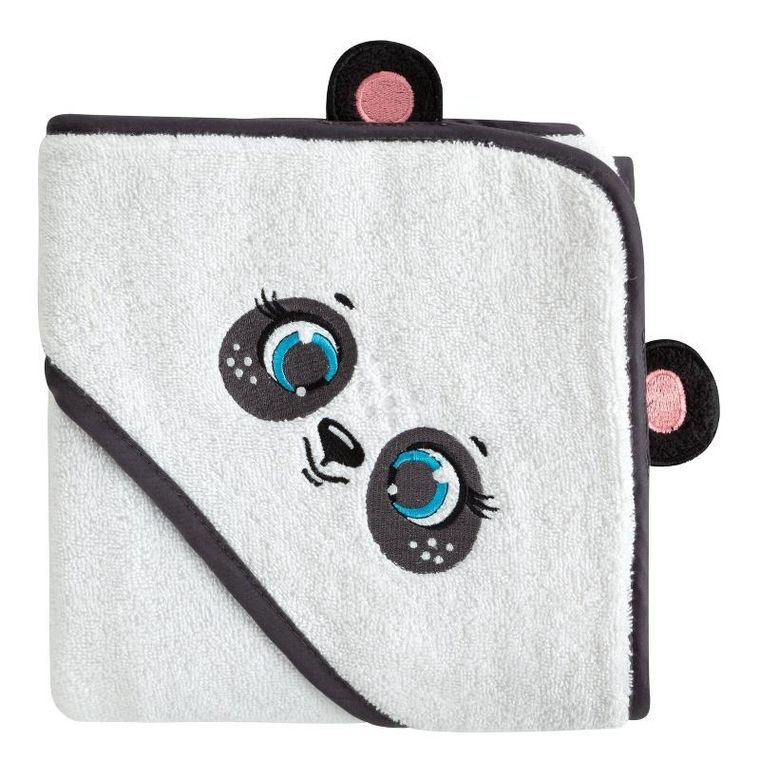 Eurofirany, ręcznik dziecięcy, 100-100 cm, biały