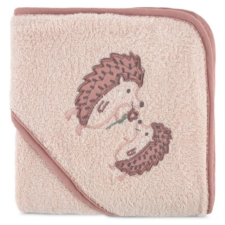 Eurofirany, ręcznik dziecięcy baby, 100-100 cm, różowy