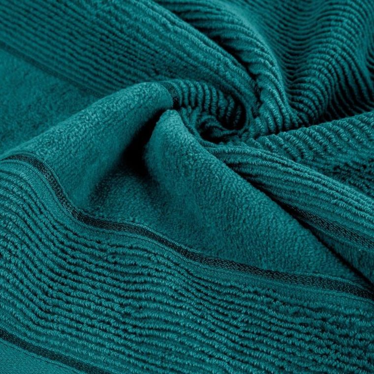 Eurofirany, ręcznik Emma, 70-140 cm, ciemnoturkusowy