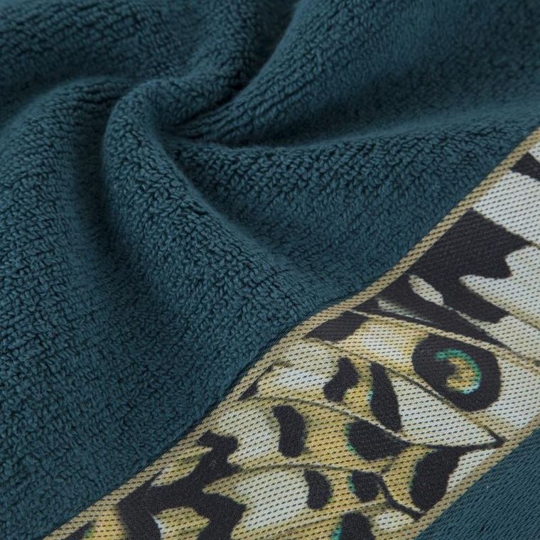 Eurofirany, ręcznik Eva, 30-50 cm, ciemnoturkusowy