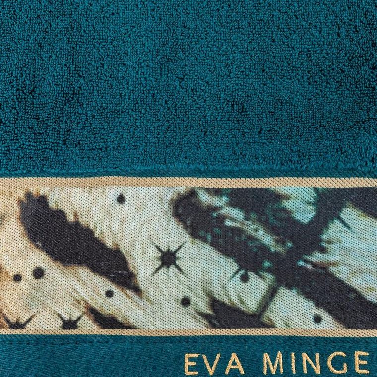 Eurofirany, ręcznik Eva, 50-90 cm, ciemnoturkusowy