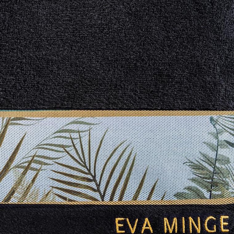 Eurofirany, ręcznik Eva, 50-90 cm, czarny