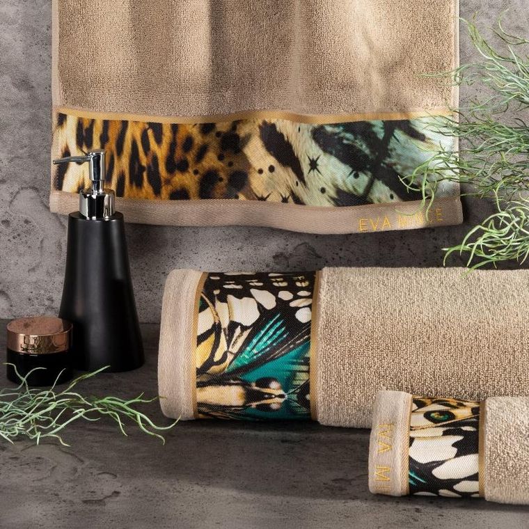 Eurofirany, ręcznik Eva, 70-140 cm, beżowy