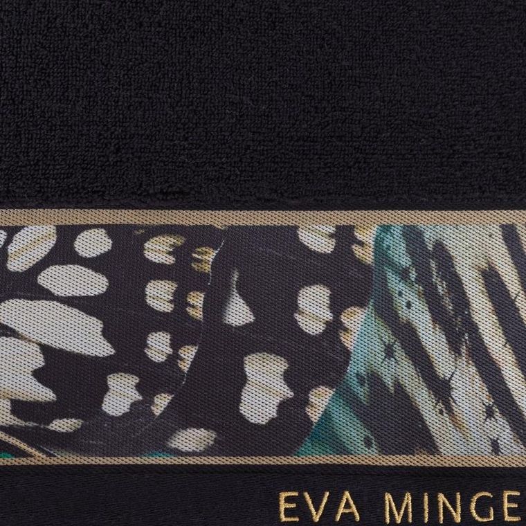 Eurofirany, ręcznik Eva, 70-140 cm, czarny