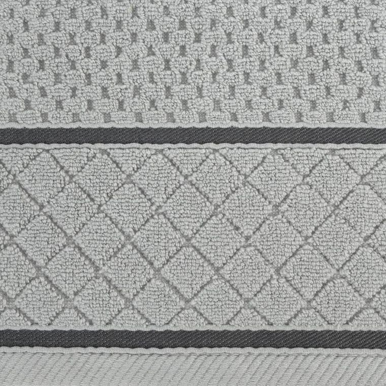 Eurofirany, ręcznik Favori, 70-140 cm, srebrny