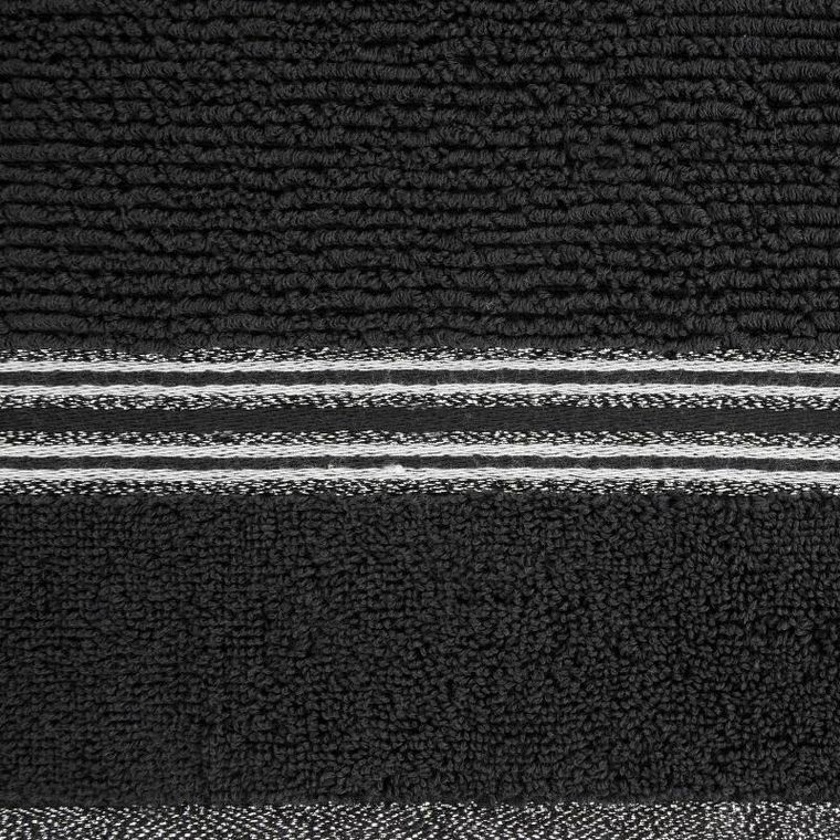 Eurofirany, ręcznik Filon, 70-140 cm, czarny