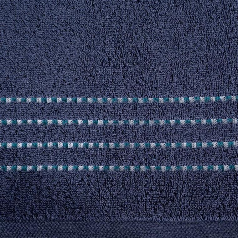 Eurofirany, ręcznik Fiore, 30-50 cm, granatowy