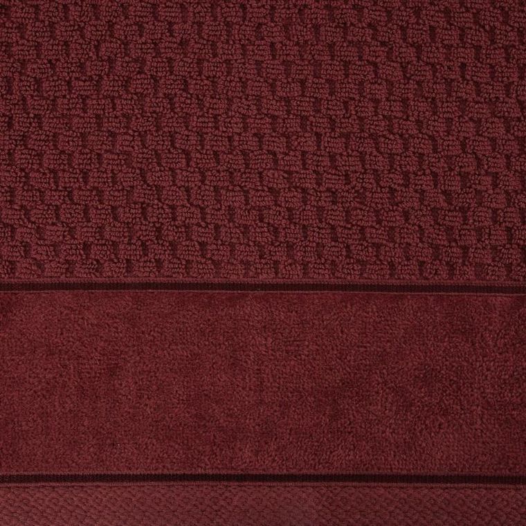 Eurofirany, ręcznik Frida, 30-50 cm, bordowy