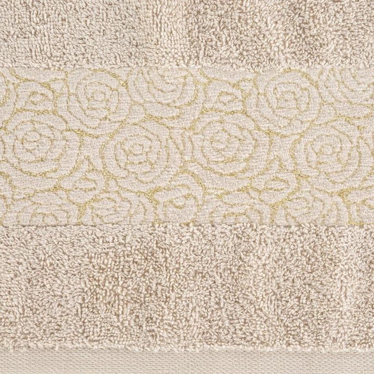 Eurofirany, ręcznik, Iris, 30-50 cm, beżowy