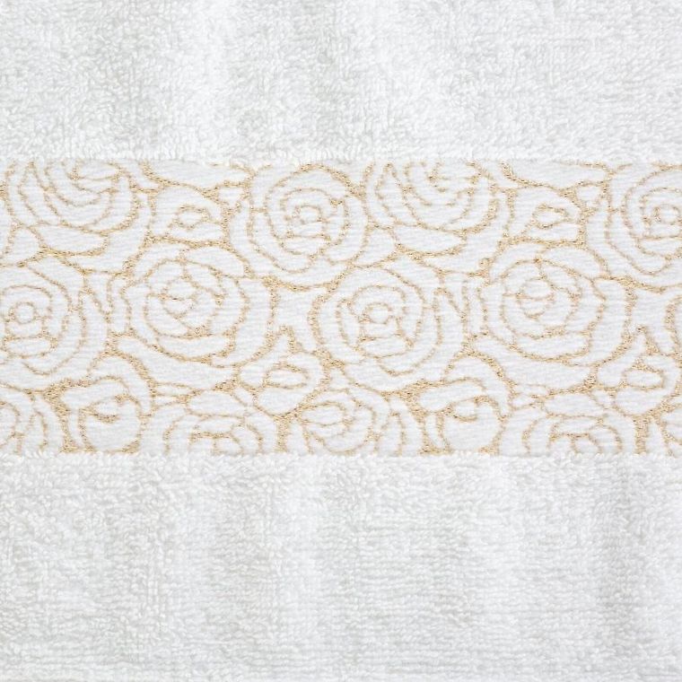 Eurofirany, ręcznik, Iris, 30-50 cm, kremowy