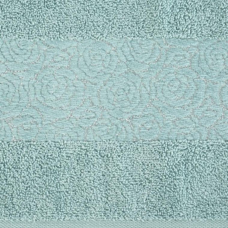 Eurofirany, ręcznik, Iris, 70-140 cm, miętowy