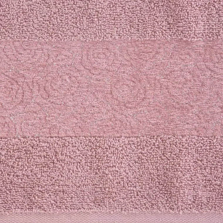 Eurofirany, ręcznik, Iris, 70-140 cm, pudrowy