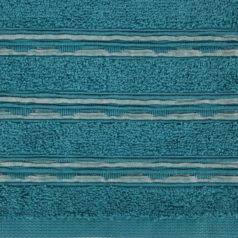 Eurofirany, ręcznik Jonas, 50-90 cm, turkusowy