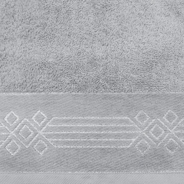 Eurofirany, ręcznik, Kamela, 50-90 cm, srebrny