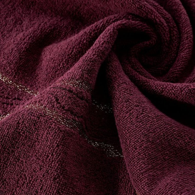 Eurofirany, ręcznik Karin, 50-90 cm, bordowy