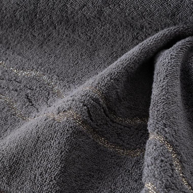 Eurofirany, ręcznik Karin, 70-140 cm, stalowy