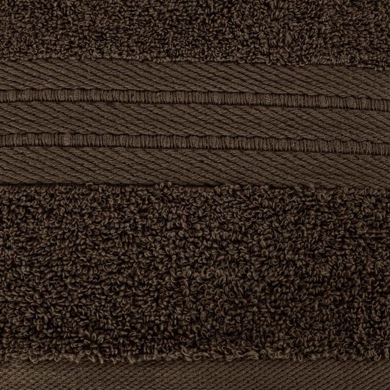 Eurofirany, ręcznik, Kaya, 30-50 cm, brązowy