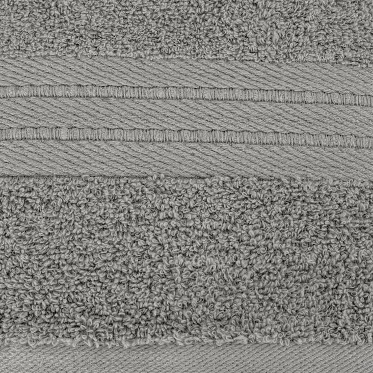 Eurofirany, ręcznik, Kaya, 50-90 cm, srebrny