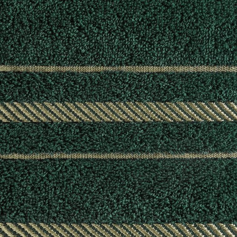 Eurofirany, ręcznik, Koral, 70-140 cm, ciemnozielony