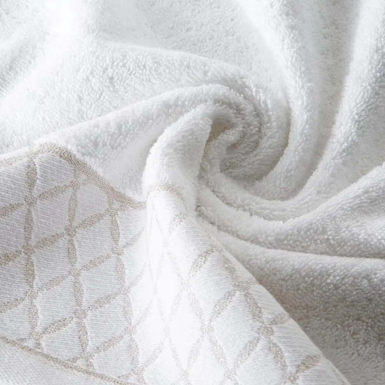 Eurofirany, ręcznik Layla, 70-140 cm, biały