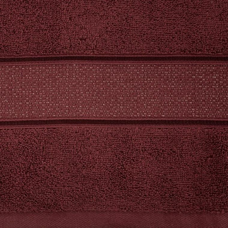 Eurofirany, ręcznik Liana, 30-50 cm, bordowy