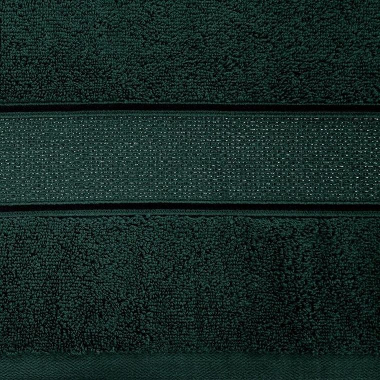 Eurofirany, ręcznik Liana, 70-140 cm, ciemnozielony