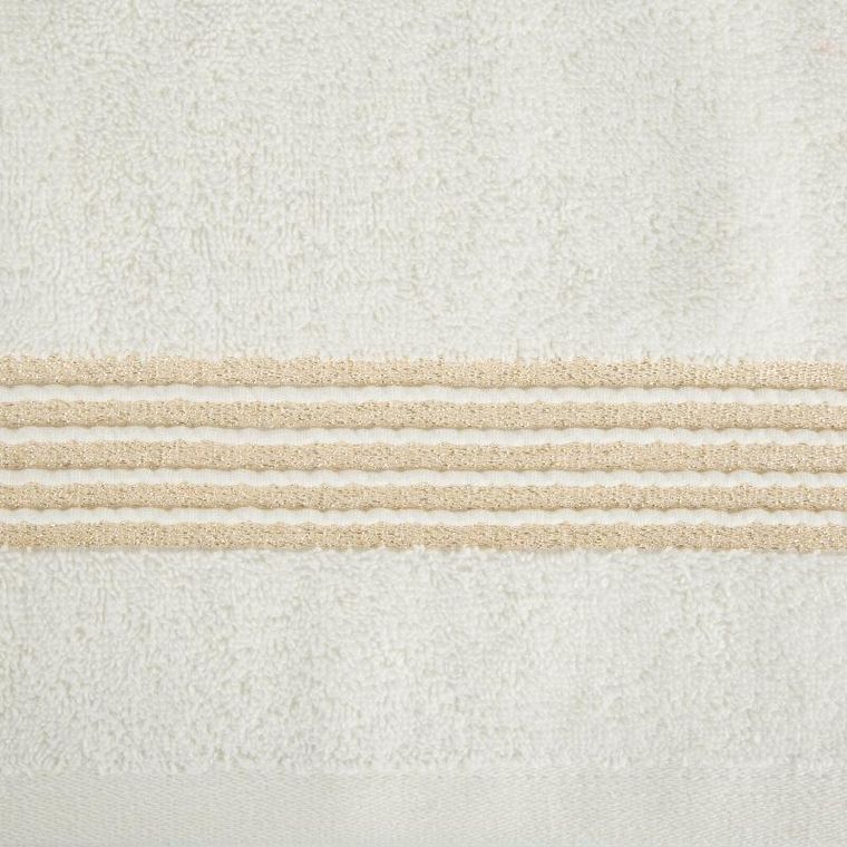 Eurofirany, ręcznik Lila, 30-50 cm, jasnokremowy