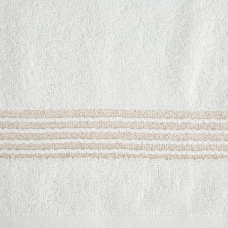 Eurofirany, ręcznik Lila, 50-90 cm, biały