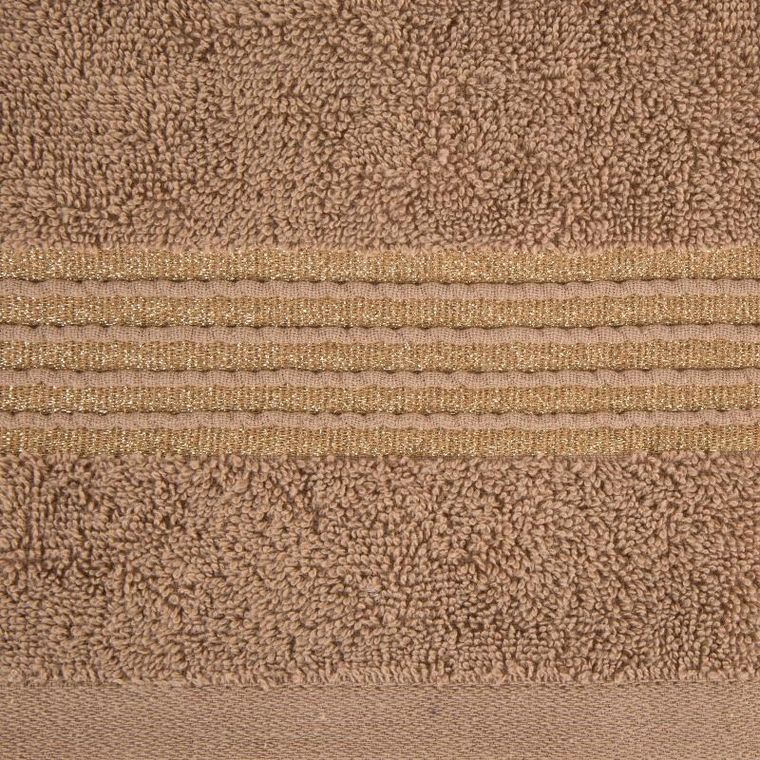 Eurofirany, ręcznik Lila, 50-90 cm, brązowy