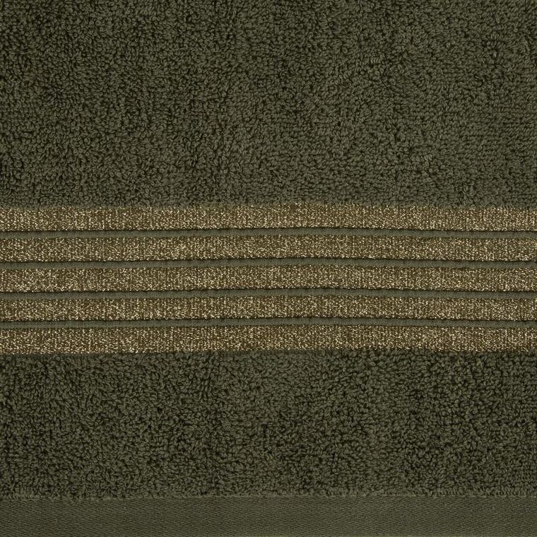 Eurofirany, ręcznik Lila, 50-90 cm, oliwkowy