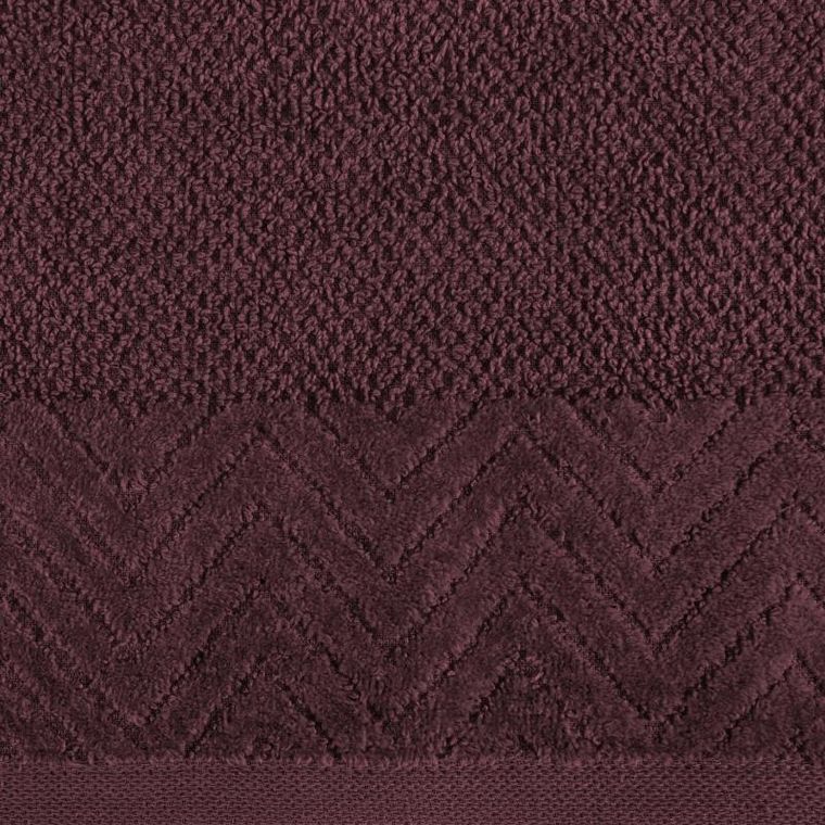 Eurofirany, ręcznik, Loren, 50-90 cm, bordowy