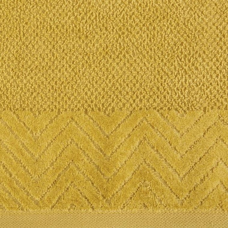 Eurofirany, ręcznik Loren, 50-90 cm, musztardowy