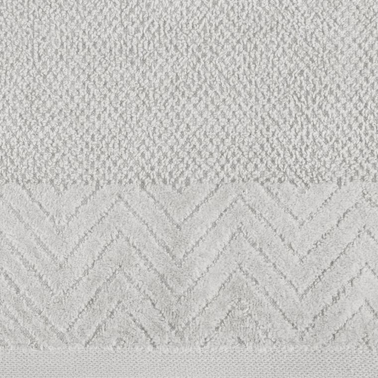 Eurofirany, ręcznik Loren, 50-90 cm, srebrny
