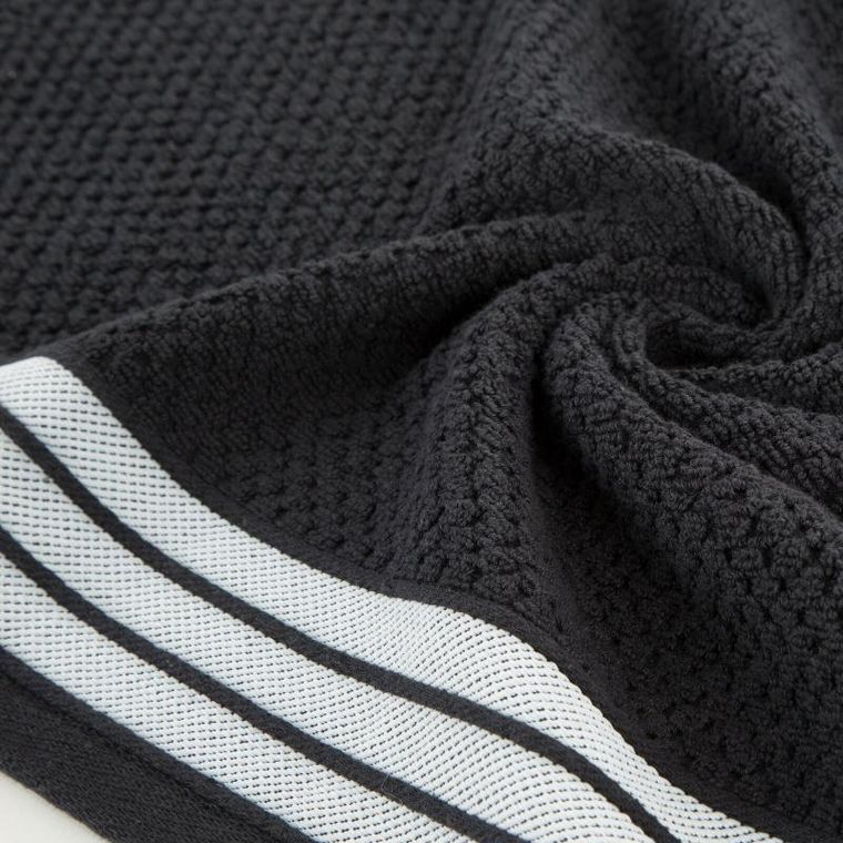 Eurofirany, ręcznik Madlen, 30-50 cm, czarny