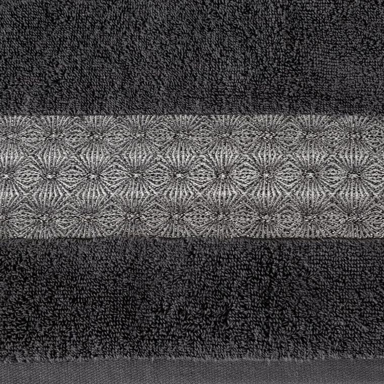 Eurofirany, ręcznik Malika, 70-140 cm, grafitowy