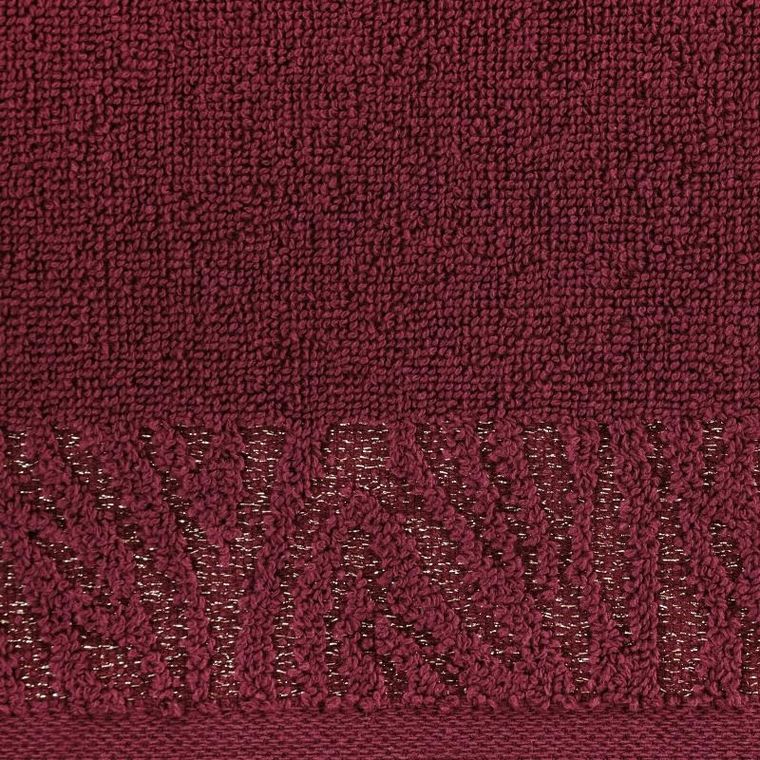 Eurofirany, ręcznik Margo, 70-140 cm, bordowy