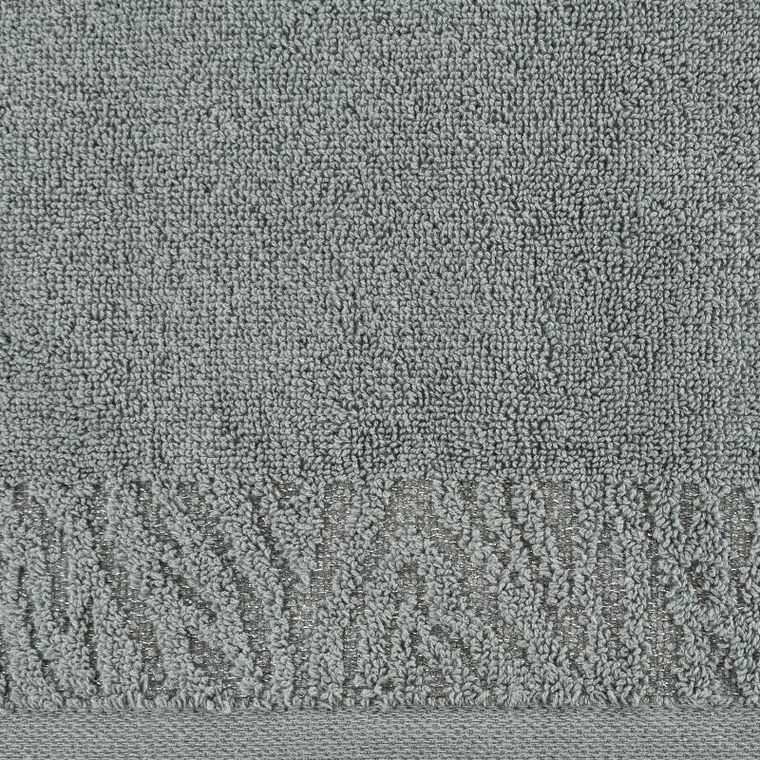 Eurofirany, ręcznik, Margo, 70-140 cm, srebrny
