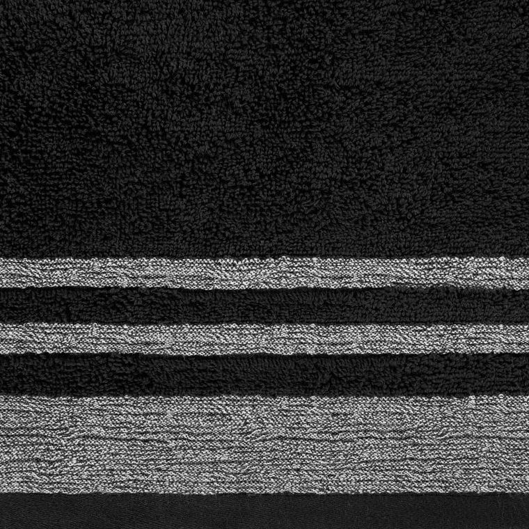 Eurofirany, ręcznik Mery, 50-90 cm, czarny