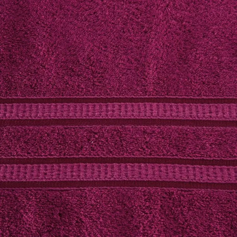 Eurofirany, ręcznik Mila, 50-90 cm, amarantowy