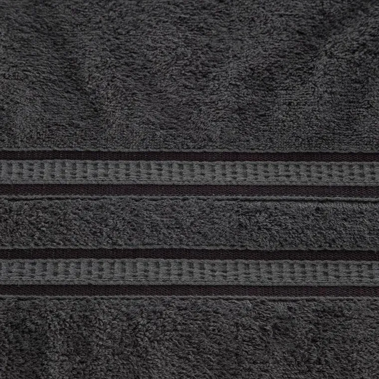 Eurofirany, ręcznik Mila, 50-90 cm, grafitowy