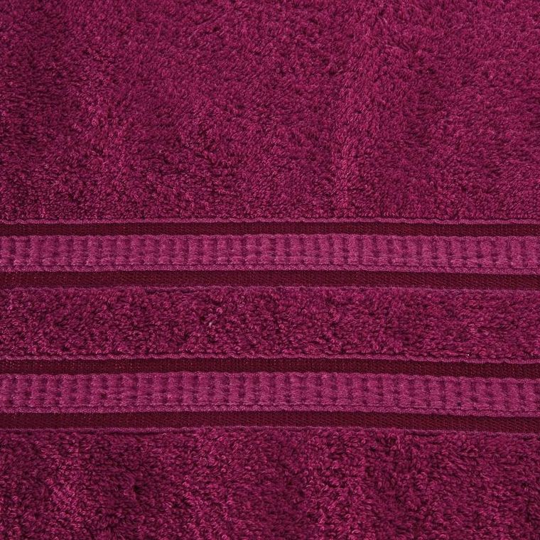 Eurofirany, ręcznik Mila, 70-140 cm, amarantowy
