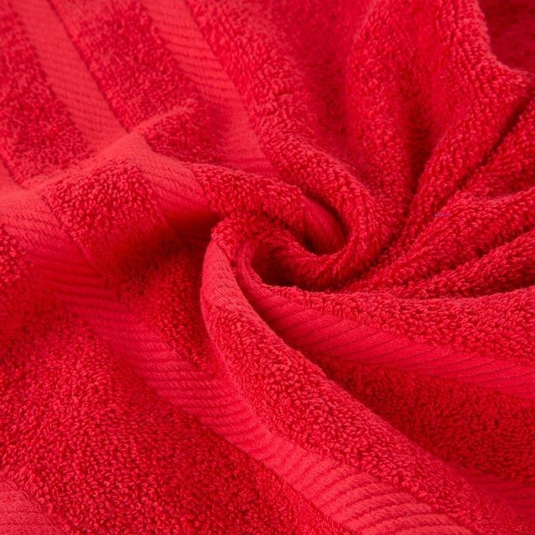 Eurofirany, ręcznik Milo, 100-150 cm, czerwony