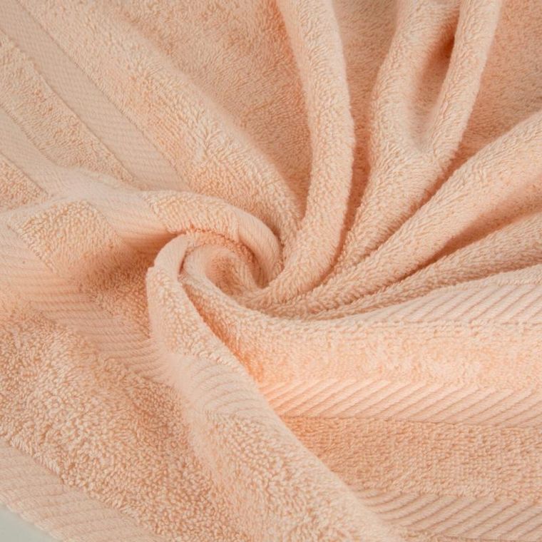 Eurofirany, ręcznik Milo, 100-150 cm, jasnopomarańczowy