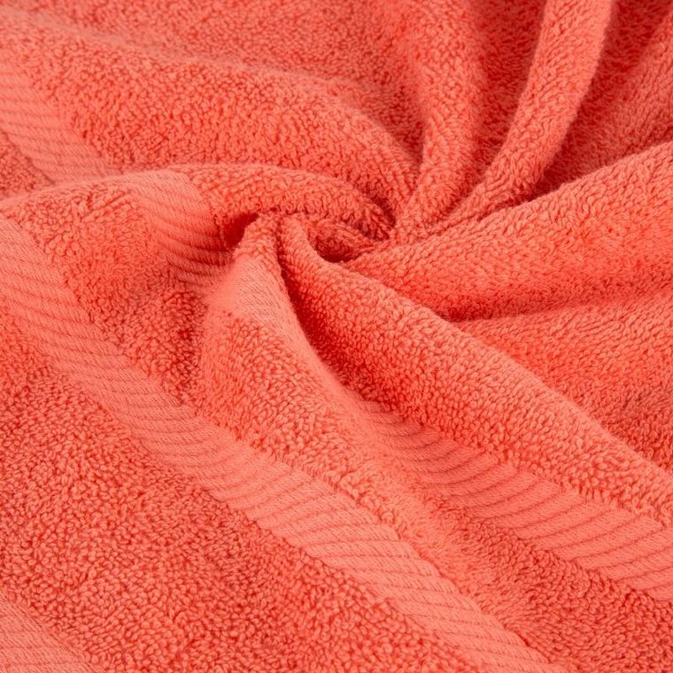 Eurofirany, ręcznik Milo, 100-150 cm, koralowy