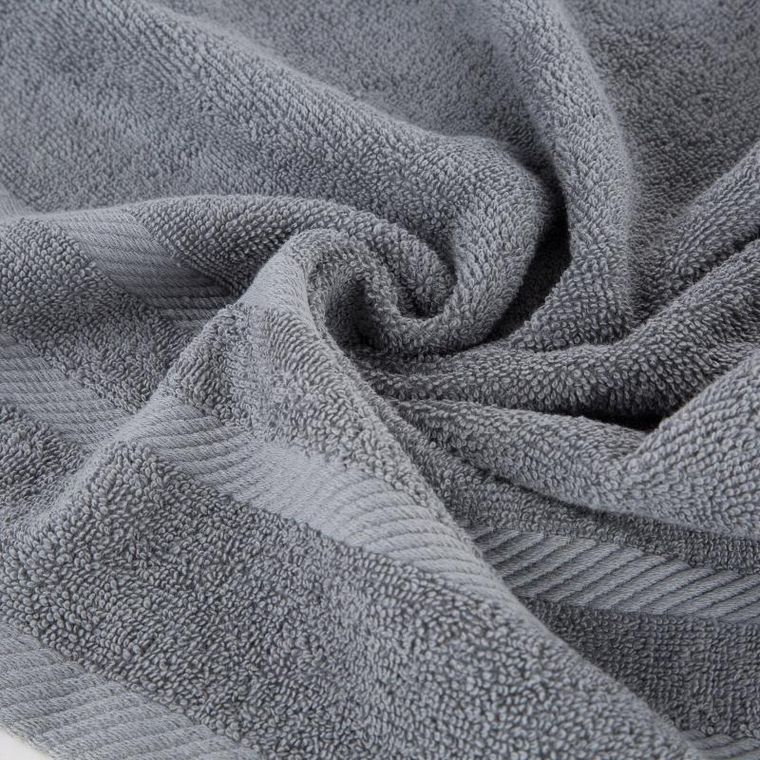 Eurofirany, ręcznik Milo, 100-150 cm, stalowy