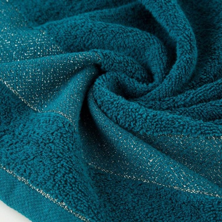 Eurofirany, ręcznik Nessy, 70-140 cm, ciemnoturkusowy